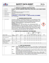 BlackDiamond safety data sheet