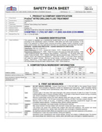 Nitro Safety Data Sheet